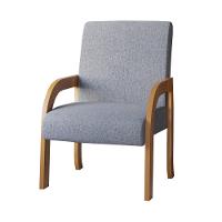 Poltrona 59cm Linho Ravena Viero Móveis - 2