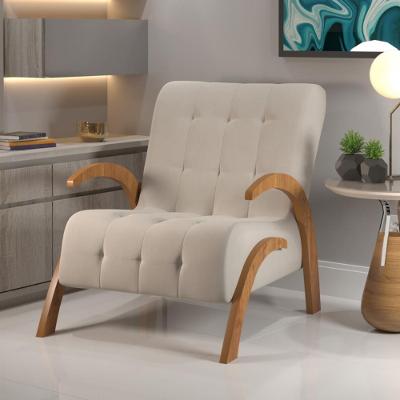 Poltrona 65cm Veludo Bari Viero Móveis