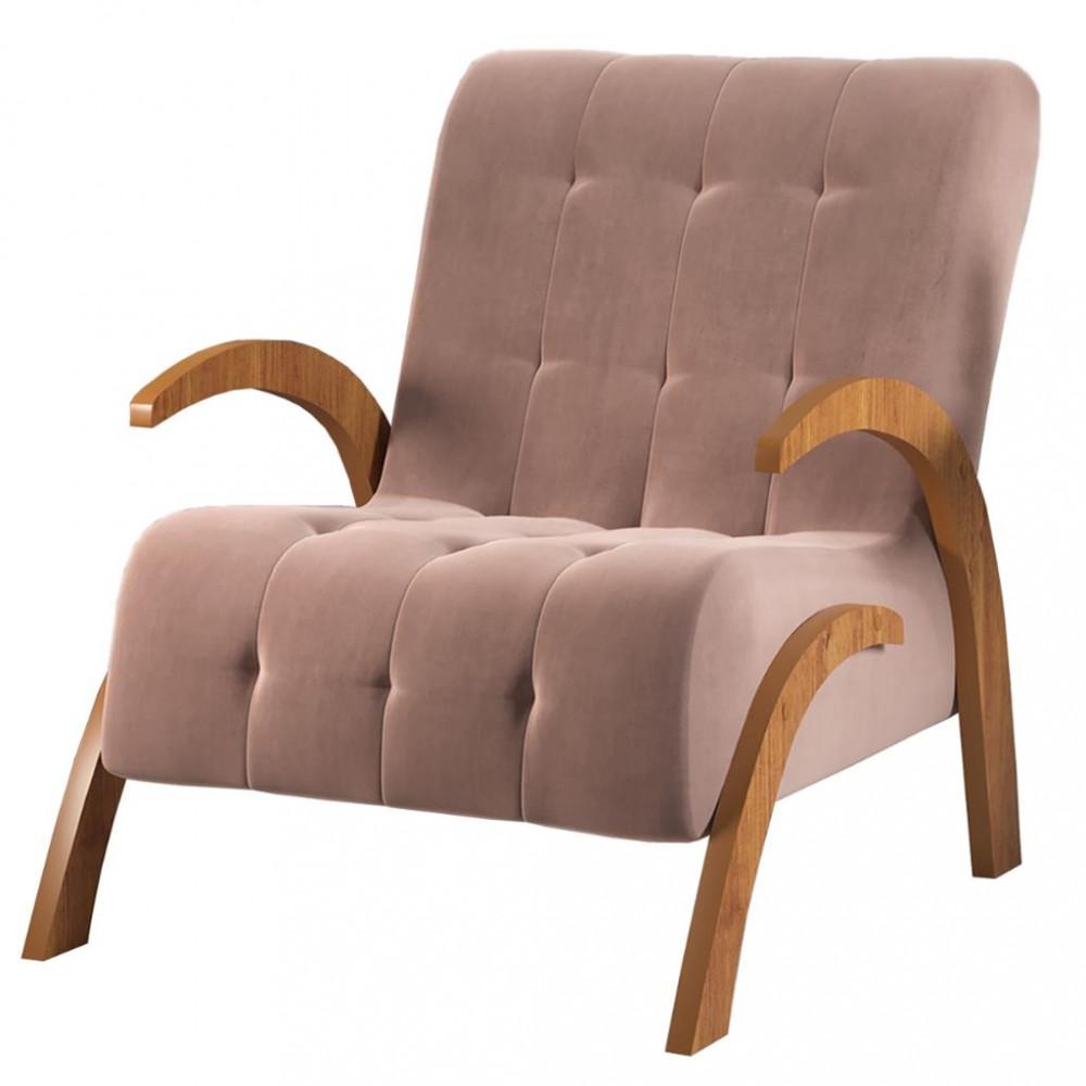 Poltrona 65cm Veludo Bari Viero Móveis - 2