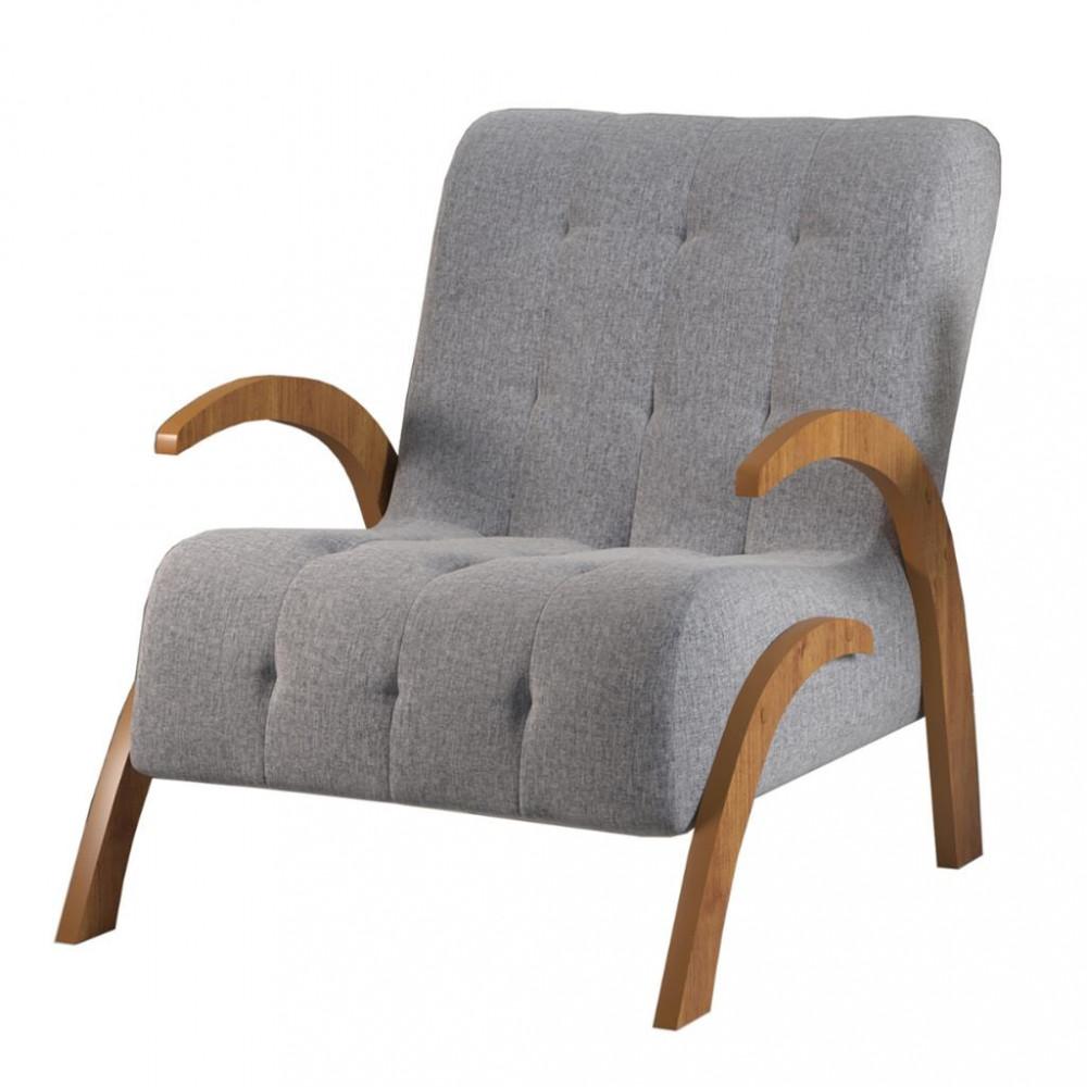 Poltrona 65cm Linho Bari Viero Móveis - 2