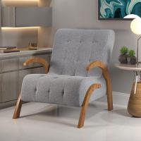 Poltrona 65cm Linho Bari Viero Móveis - 1