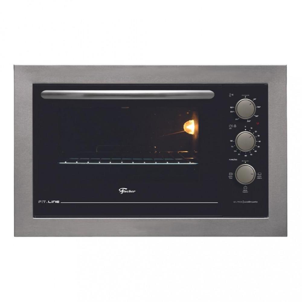 Forno Elétrico de Embutir Fischer Inox Fit Line 48L - 2