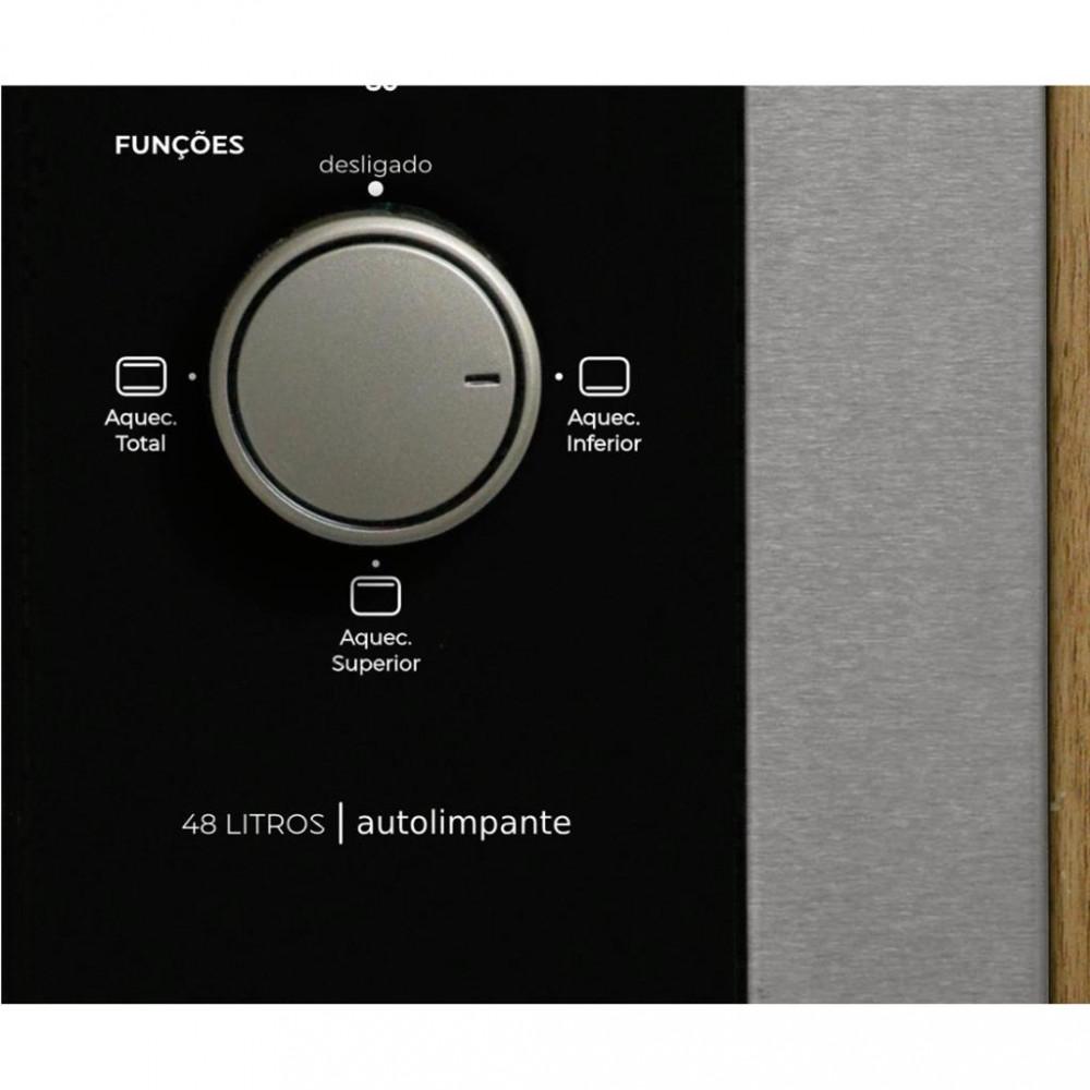 Forno Elétrico de Embutir Fischer Inox Fit Line 48L - 3