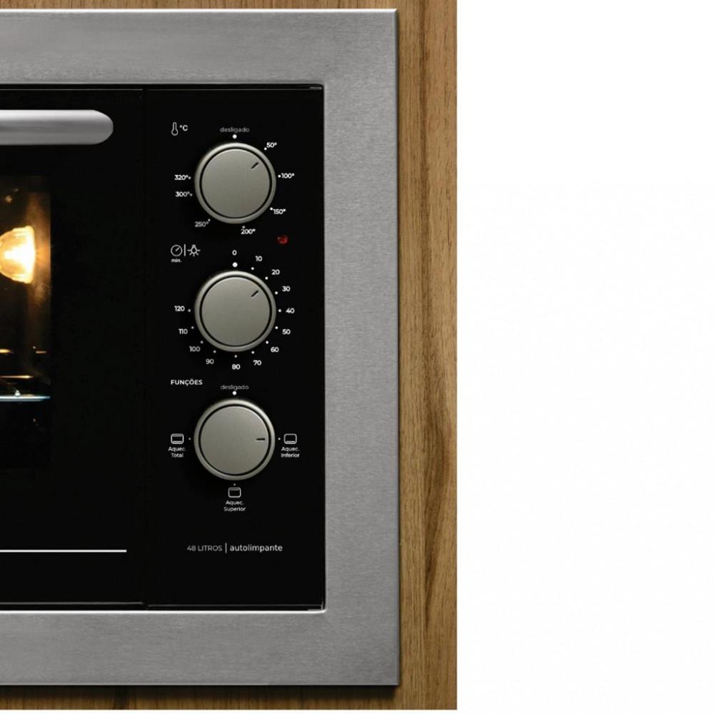 Forno Elétrico de Embutir Fischer Inox Fit Line 48L - 4