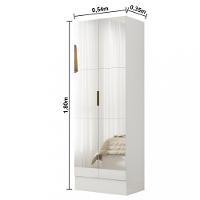 Sapateira 2 Portas com Espelho Tokio Premium Carioca Móveis