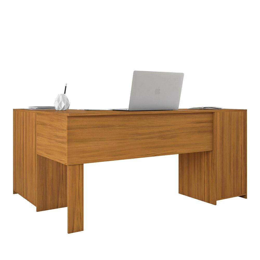 Mesa de Canto para Escritório 2 Portas 3 Gavetas NT 2005 Notável - 2