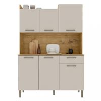 Cozinha Compacta 6 Portas 1 Gaveta Genova Kits Paraná - 2