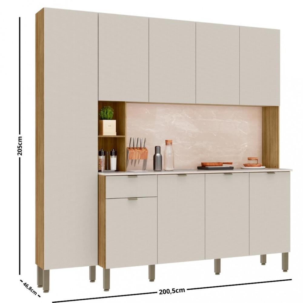 Cozinha Compacta 9 Portas 1 Gaveta Pulse Kits Paraná - 4