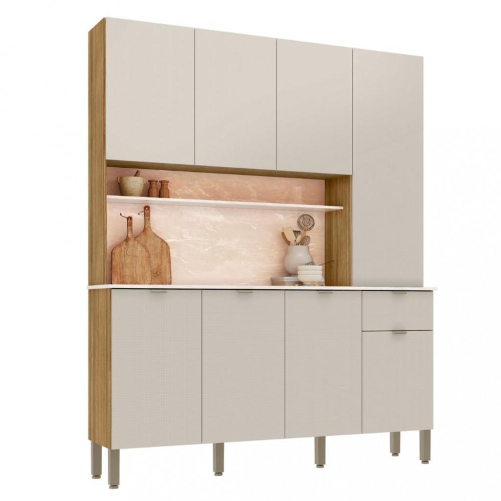 Cozinha Compacta 8 Portas 1 Gaveta Slow Kits Paraná - 2