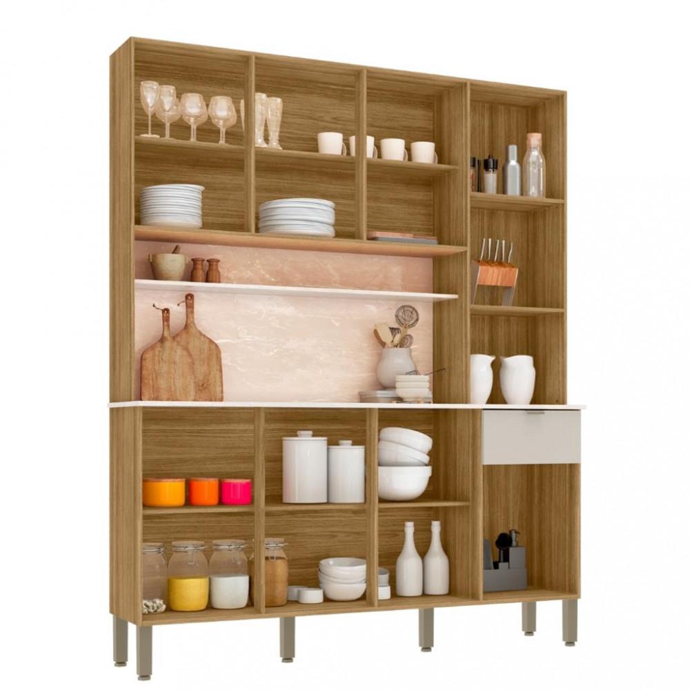 Cozinha Compacta 8 Portas 1 Gaveta Slow Kits Paraná - 3