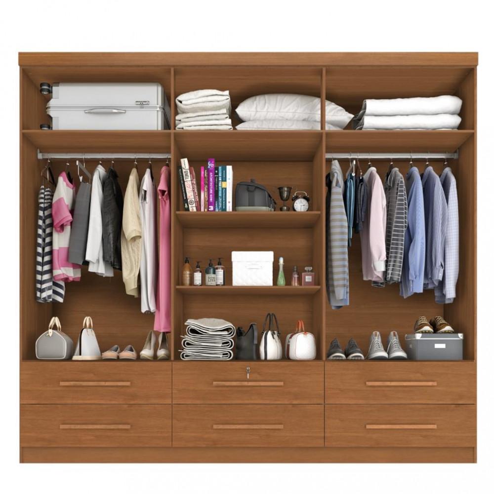 Guarda Roupa Casal 6 Portas 6 Gavetas Maximus Plus II Zanzini - 3