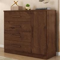 Cômoda 4 Gavetas 1 Porta Gênova Plus Zanzini - 1