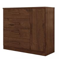 Cômoda 4 Gavetas 1 Porta Gênova Plus Zanzini - 2