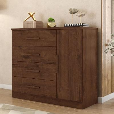 Cômoda 4 Gavetas 1 Porta Gênova Plus Zanzini