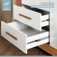 Quarto de Bebê, Cômoda, Berço e Guarda Roupa Zara Tigus Baby - 9