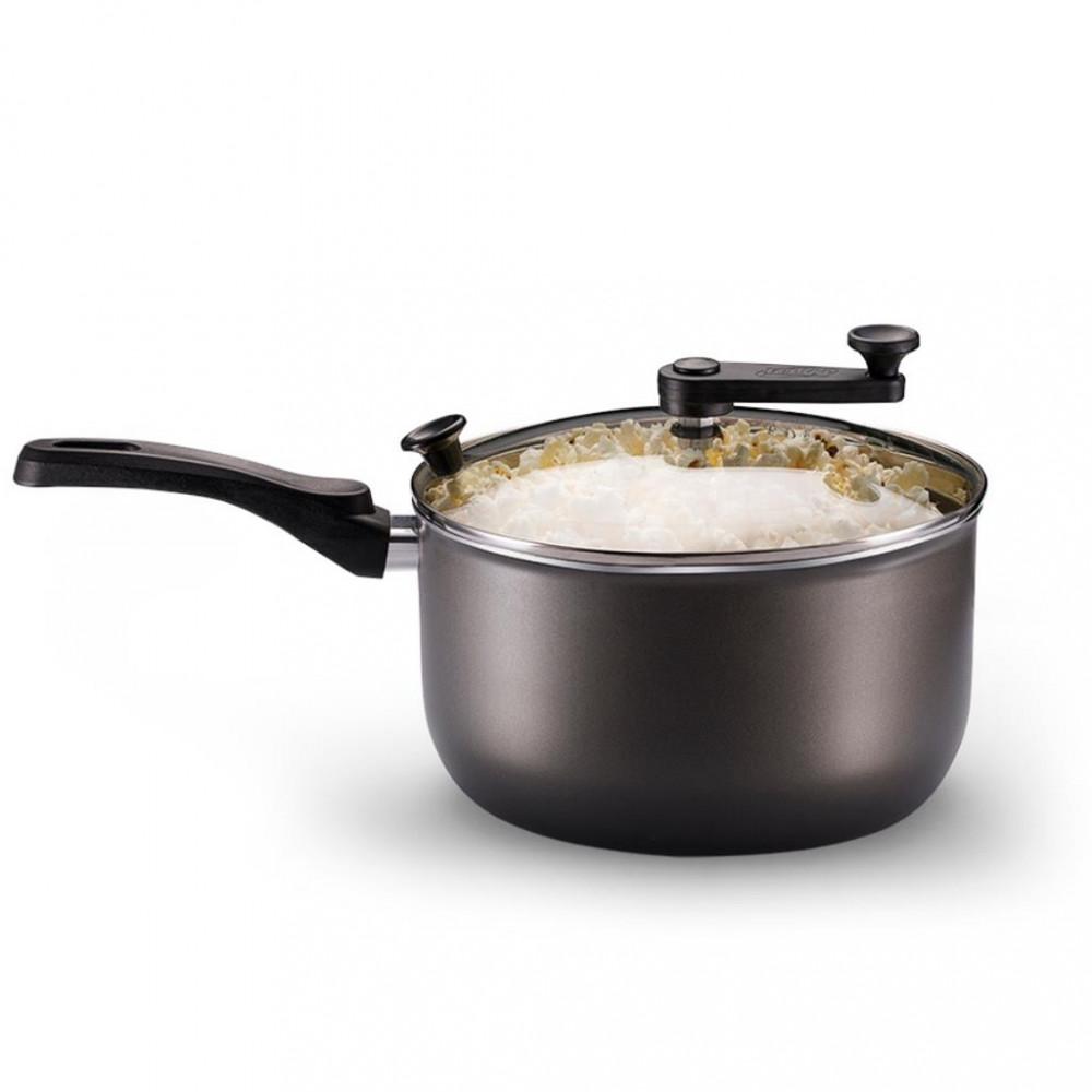 Pipoqueira Cristal MTA Antiaderente com Tampa de Vidro 3,6L - 1