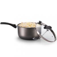 Pipoqueira Cristal MTA Antiaderente com Tampa de Vidro 3,6L - 2