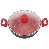 Panela Philco PPN24A Redstone Antiaderente com Tampa de Vidro 4,6L - 2