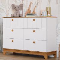 Cômoda de Bebê 6 Gavetas MDF Liza Permobili - 1