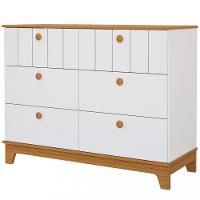 Cômoda de Bebê 6 Gavetas MDF Liza Permobili - 2