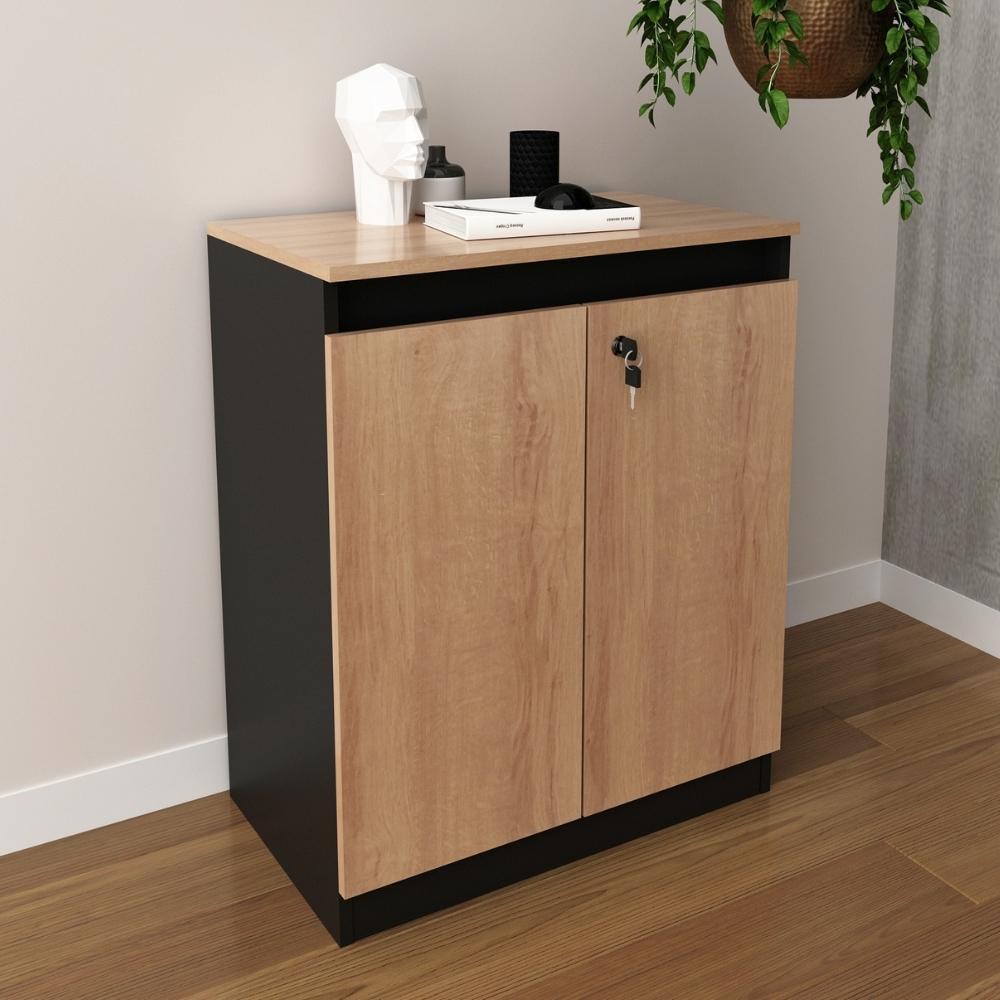 Balcão para Escritório 2 Portas com Chave ME4149 Tecnomobili - 4