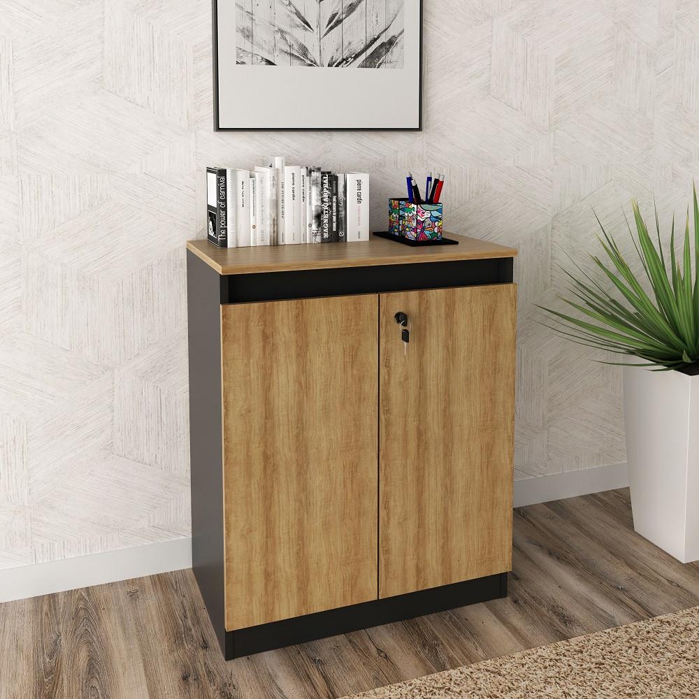 Balcão para Escritório 2 Portas com Chave ME4149 Tecnomobili - 1