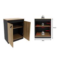 Balcão para Escritório 2 Portas com Chave ME4149 Tecnomobili - 3