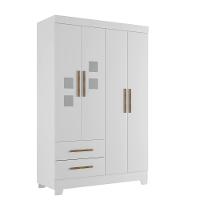 Guarda Roupa Infantil 4 Portas 2 Gavetas MDF Fly Tigus Baby - 2