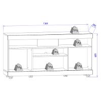 Rack para Tv até 47 Polegadas 2 Portas Yara Colibri - 3