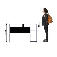 Mesa Gamer com Porta CPU ME4153 Tecnomobili - 5