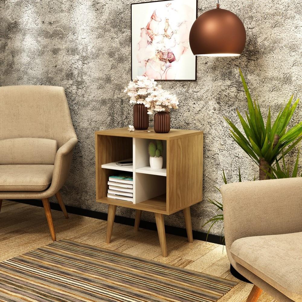 Mesa Lateral com 4 Nichos E1720 Tecnomobili - 1