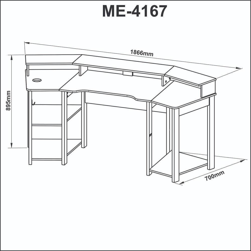 Mesa Gamer ME4167 Tecnomobili - 5