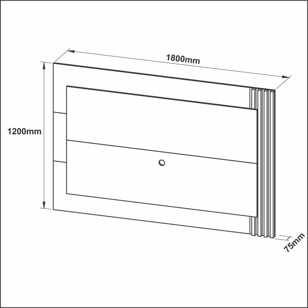 Painel para TV até 65 Polegadas PL3001 Tecnomobili - 3