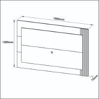 Painel para TV até 65 Polegadas PL3001 Tecnomobili - 3