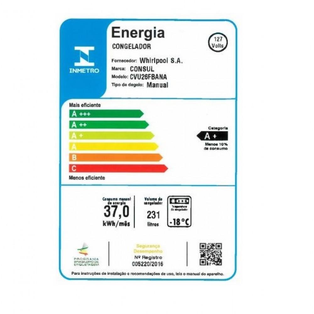 Freezer Vertical Consul CVU26FB 231L - 5