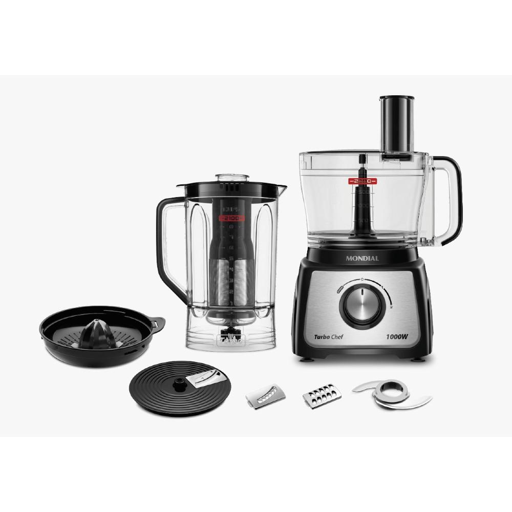 Multiprocessador Turbo Chef 7 em 1 Mondial MPN-01-BE 1000W - 1