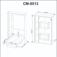 Cama Articulada Solteiro 4 Prateleiras 2 Nichos CM8013 Tecnomobili - 6