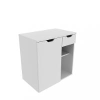 Gabinete para Banheiro 1 Porta 1 Gaveta BN3605 Tecnomobili - 1