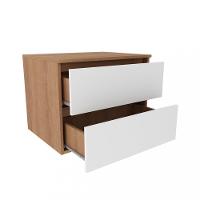 Gabinete para Banheiro 2 Gavetas BN3607 Tecnomobili - 2