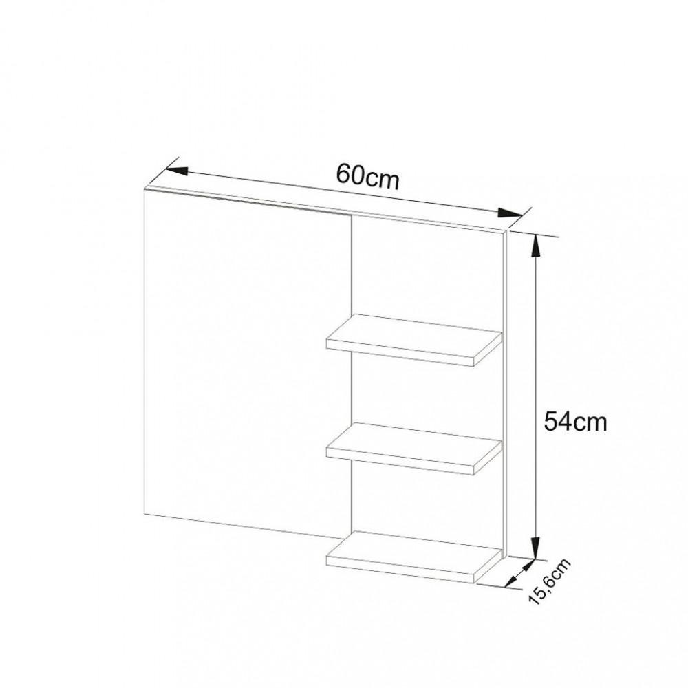 Espelheira para Banheiro BN3608 Tecnomobili - 3
