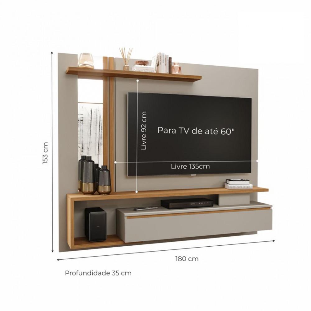 Painel para TV até 60 Polegadas Treviso Permóbili - 5