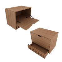 Gabinete para Banheiro Suspenso 1 Porta 1 Gaveta BN3613 Tecnomobili - 6