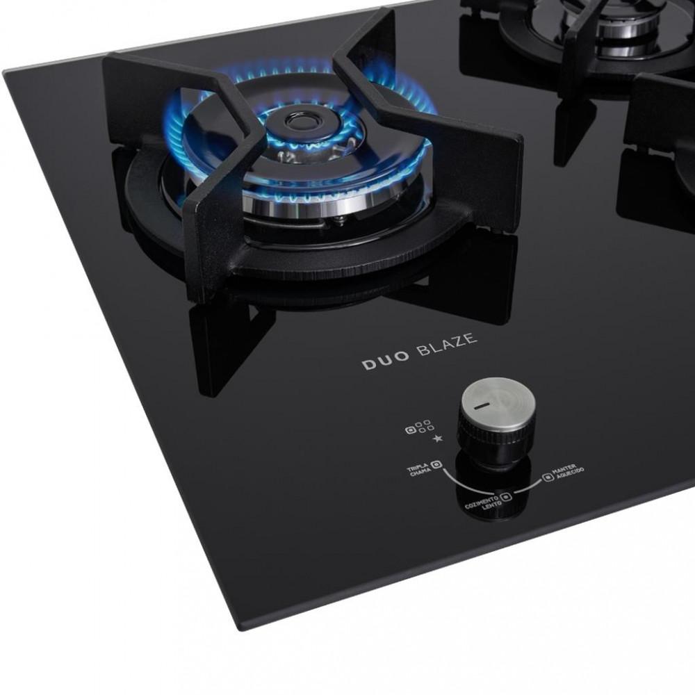 Cooktop 5 Bocas Fischer Tripla Chama Infinity Mesa Vidro - 4