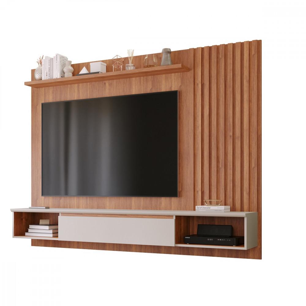 Painel para Tv Até 65 Polegadas 1 Porta Ripado Bahamas Permóbili - 2