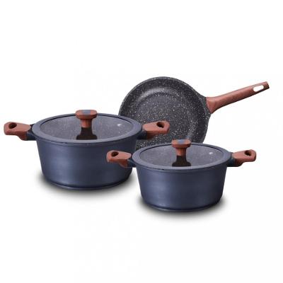 Jogo de Panelas MTA Titanium Premium 3 Peças Tampa de Vidro