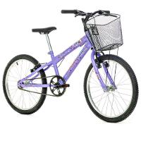 Bicicleta Infantil Kiss Com Cesta Aro 20 Free Action - 2