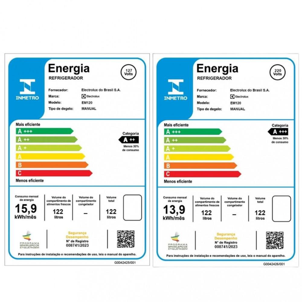 Frigobar Electrolux EM120 122L - 4