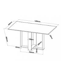 Conjunto Sala de Jantar Mesa Pinot 6 Cadeiras Sol Viero - 3