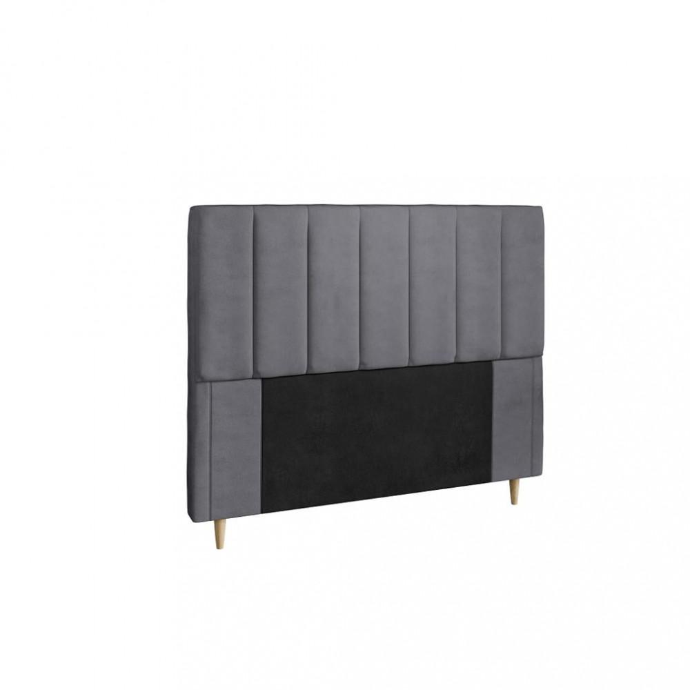 Cabeceira Estofada Casal 140cm Veludo Veneza Dobuê - 2