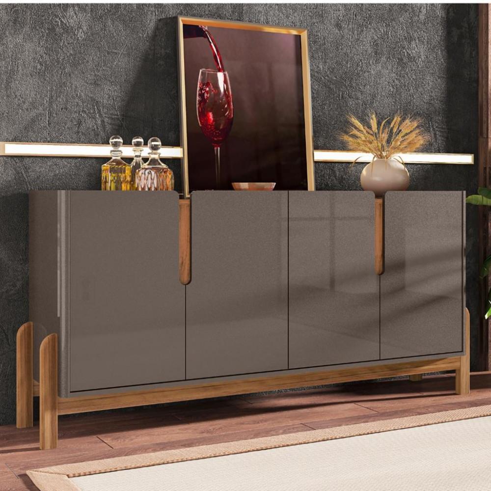 Aparador Buffet 4 Portas 170cm Lizz Casa D - 1